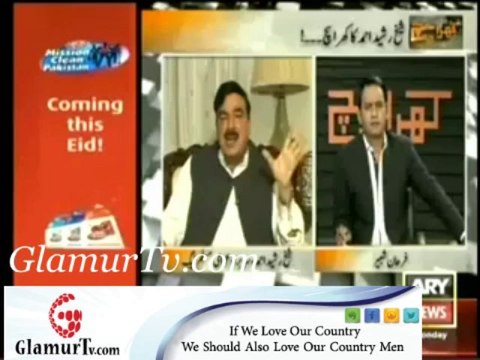 Khara Sach Mubasher Lucman 7th October 2013 Shaikh Rasheed on Govt Performance ARY News By GlamurTv