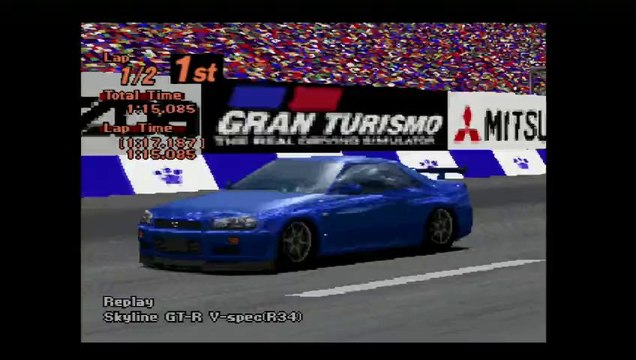 Playstation Gran Turismo 2 gameplay