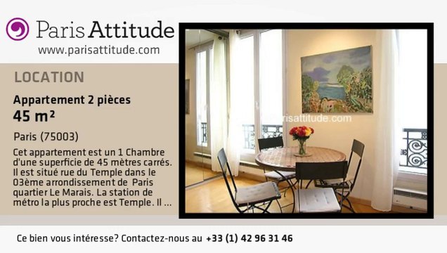 Appartement 1 Chambre à louer - Temple, Paris - Ref. 2643