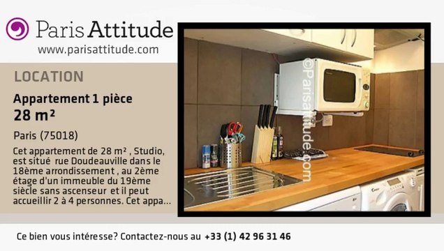 Appartement Studio à louer - Marx Dormoy, Paris - Ref. 5341