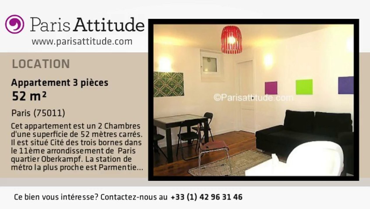 Appartement 2 Chambres à louer - Parmentier, Paris - Ref. 3606