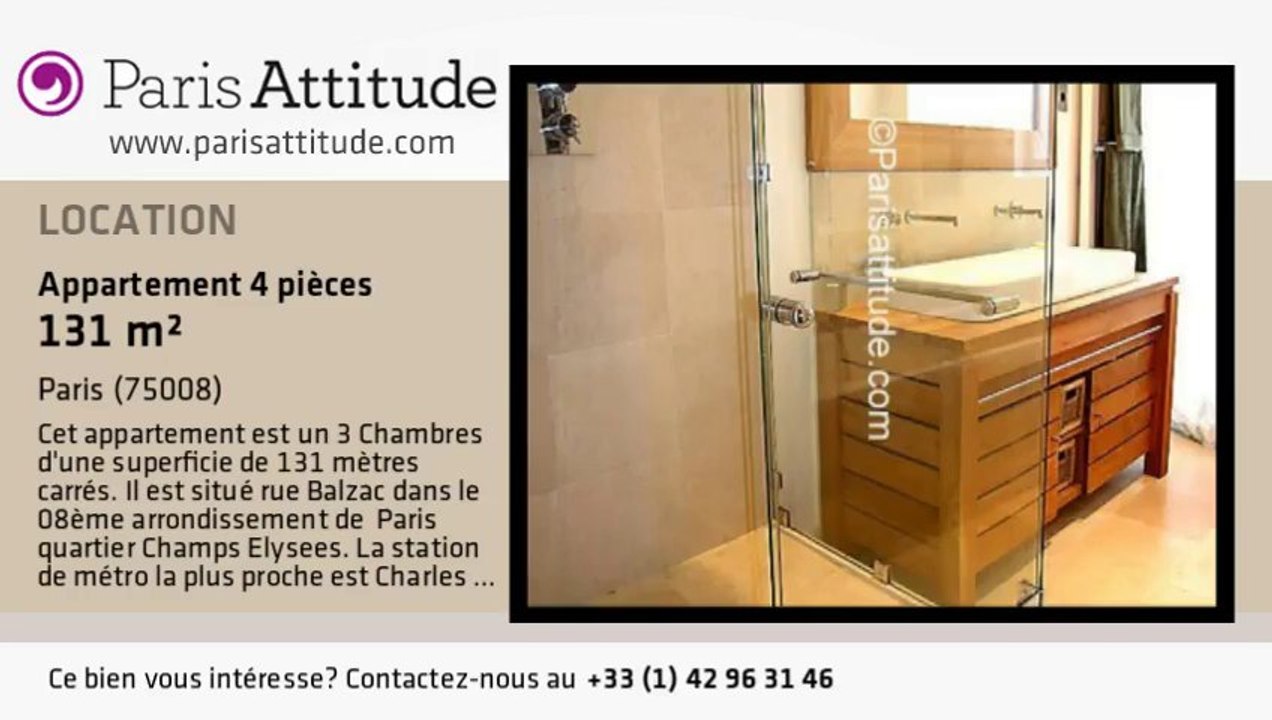 Appartement 3 Chambres à louer - Arc de Triomphe, Paris - Ref. 4107