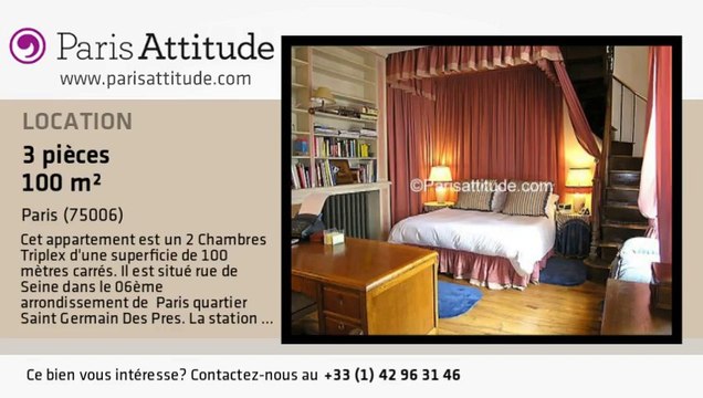 Triplex 2 Chambres à louer - St Germain, Paris - Ref. 2109