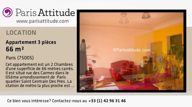 Appartement 2 Chambres à louer - Quartier Latin/St Michel, Paris - Ref. 569
