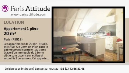 Appartement Studio à louer - Montmartre, Paris - Ref. 5300