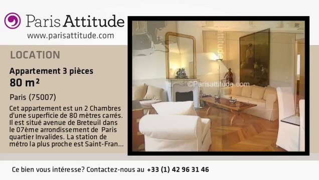 Appartement 2 Chambres à louer - Ecole Militaire/Unesco, Paris - Ref. 4906