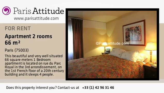 1 Bedroom Apartment for rent - Musée Picasso, Paris - Ref. 2832