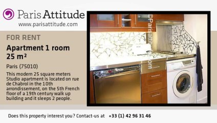 Studio Apartment for rent - Poissonnière, Paris - Ref. 4149