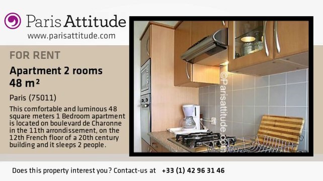 1 Bedroom Apartment for rent - Nation, Paris - Ref. 4902