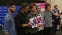 One Direction release third autobiography to crying fans