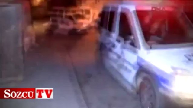 Jant üzerinde hırsız-polis kovalamacası