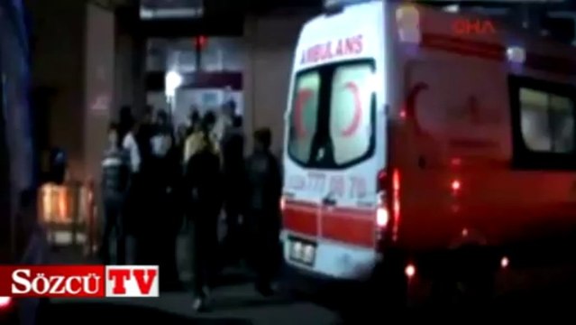 Kaldırımdan giden motor kaza yaptı