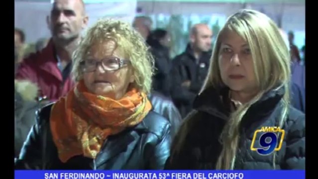 San Ferdinando | Inaugurata 53^ fiera del carciofo