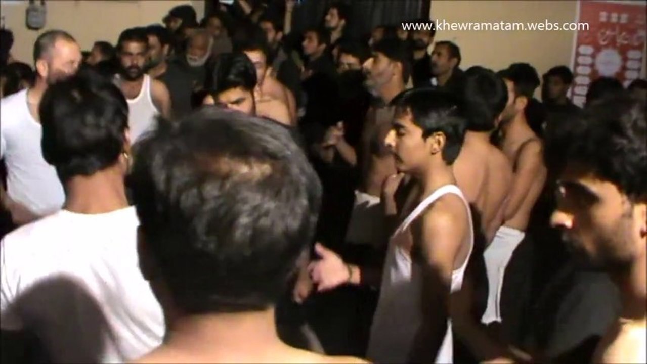 8th Muharram 1435 2013-14,Taboot Shehzada-e-Qasim(a.s) | Azadari at Markazi Imam bargha | Khewra |