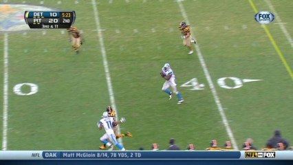 QB Stafford to TE Pettigrew, 31-yd, pass