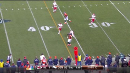 QB Manning to WR Thomas, 29-yd, pass