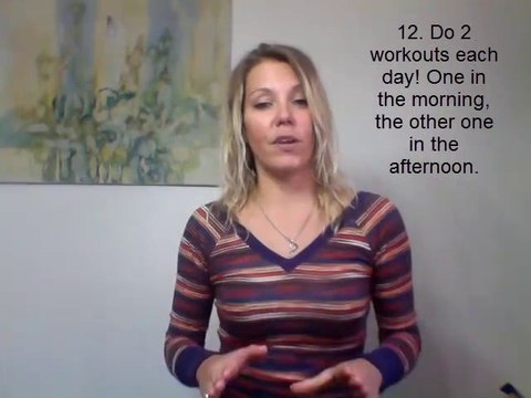 how to lose 70 pounds tip 12 do 2 workouts each day