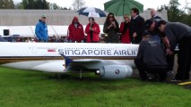 Gigantic A-380 Singapore Airlines Remote Control Model Airplane