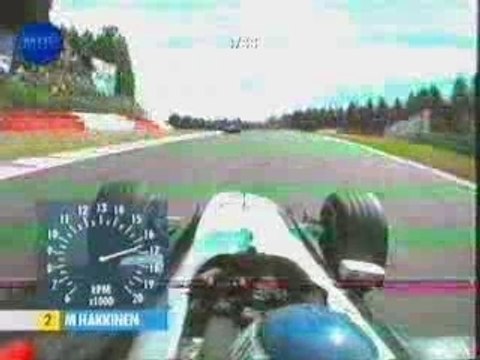 hakkinen depasse schumacher spa