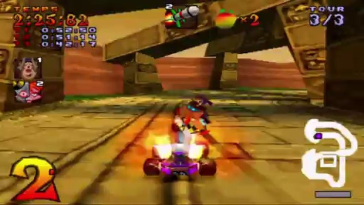 Crash Team Racing - Aventure - Ruines Perdues : Défi Papu Papu