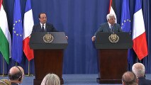 Point de presse avec M. Mahmoud Abbas, Président de l’Autorité palestinienne, à Ramallah