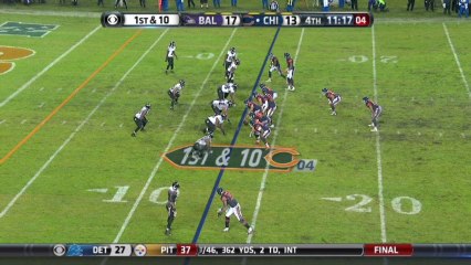 Ravens defense, sack, 1-yd loss