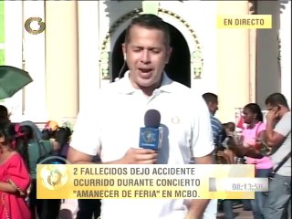 2 muertos y 30 heridos deja desplome de torre de sonido durante concierto en Feria de La Chinita