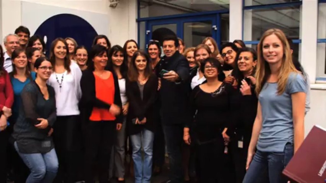Téléthon 2013 : Visite de Patrick Bruel à l'AFM-Téléthon