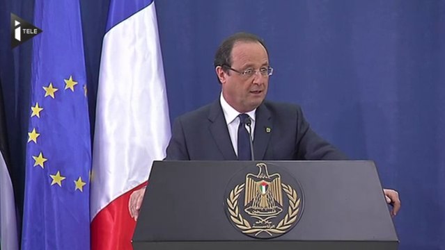 A Ramallah, François Hollande demande l'arrêt total de la colonisation