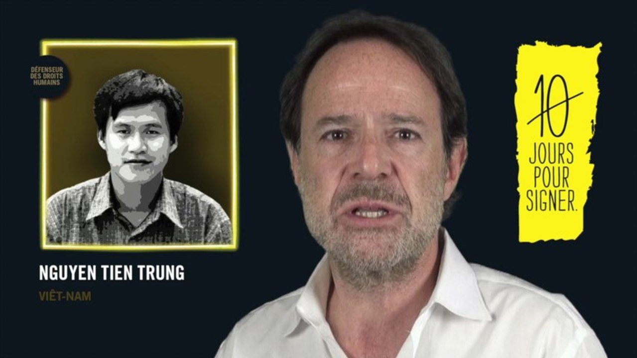 Marc Lévy défend le jeune blogueur Nguyen Tien Trung