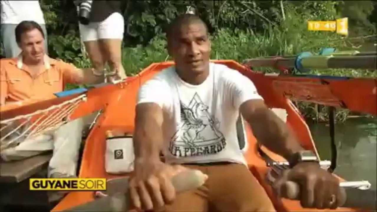 Florent Malouda parrain Rame Guyane 2014.