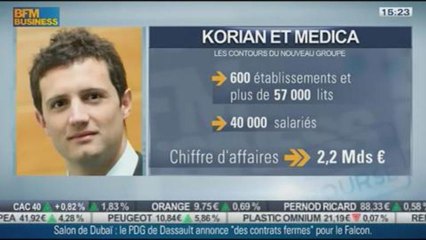 Fusion-absorption de Medica par Korian: Romain Freismuth, dans Intégrale Bourse - 18/11