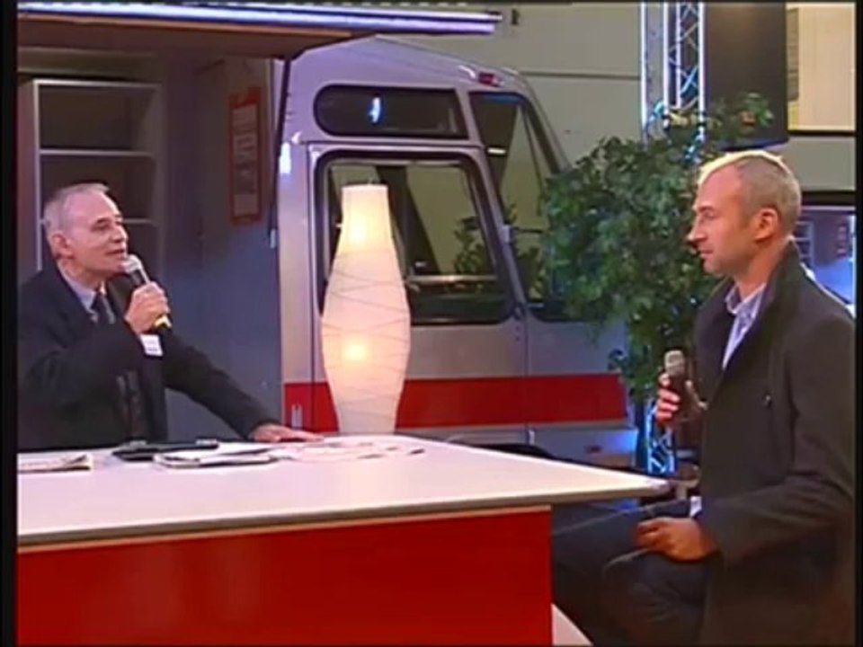 Salon de l'automobile / Stand Midi Libre - Interview Thierry Omeyer - 15/11/2013