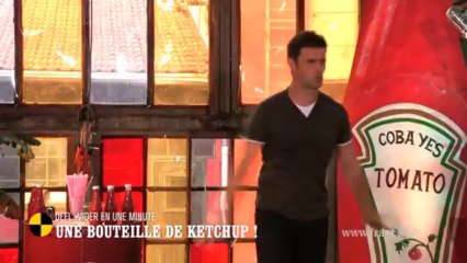 EM80 Défi: vider en une minute une bouteille de ketchup!