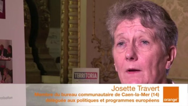 DRCLG - TERRITORIA 2013 - Prix Argent catégorie Usages de TIC : Interview de Josette Travert, Caen-la-Mer