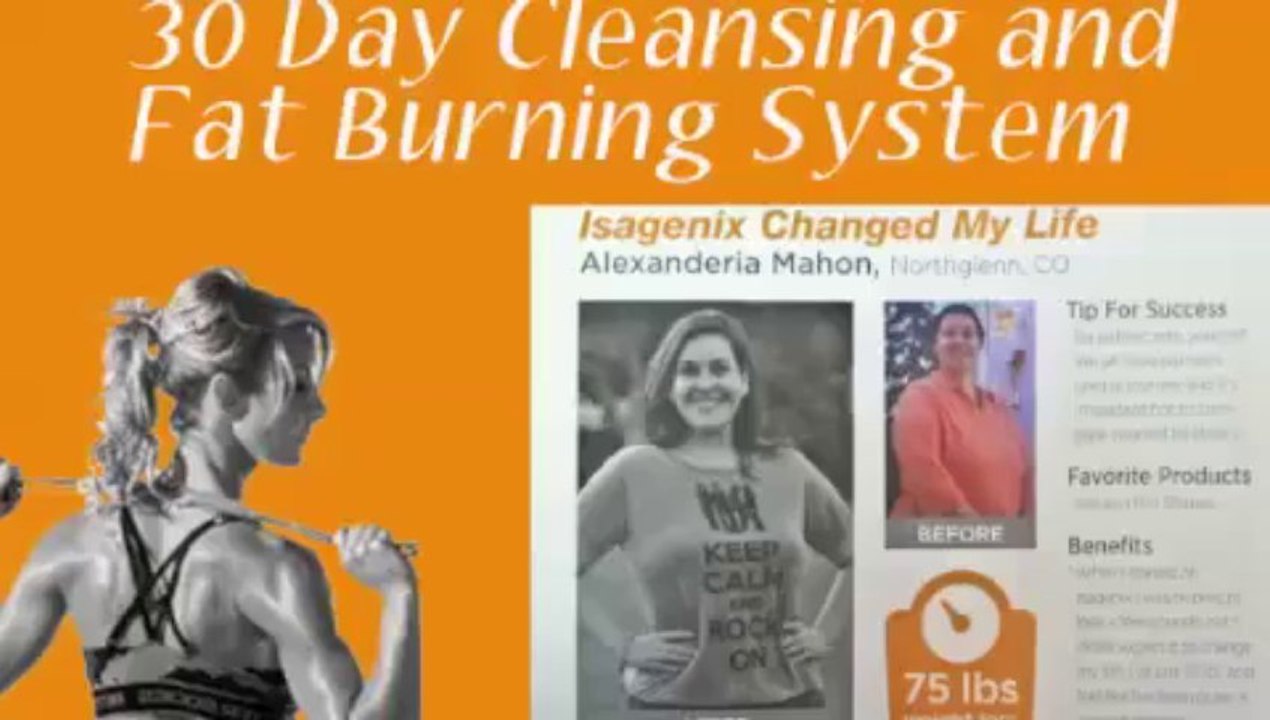 30 Day Cleansing Fat Burning System | Isagenix | Jen J Snyder