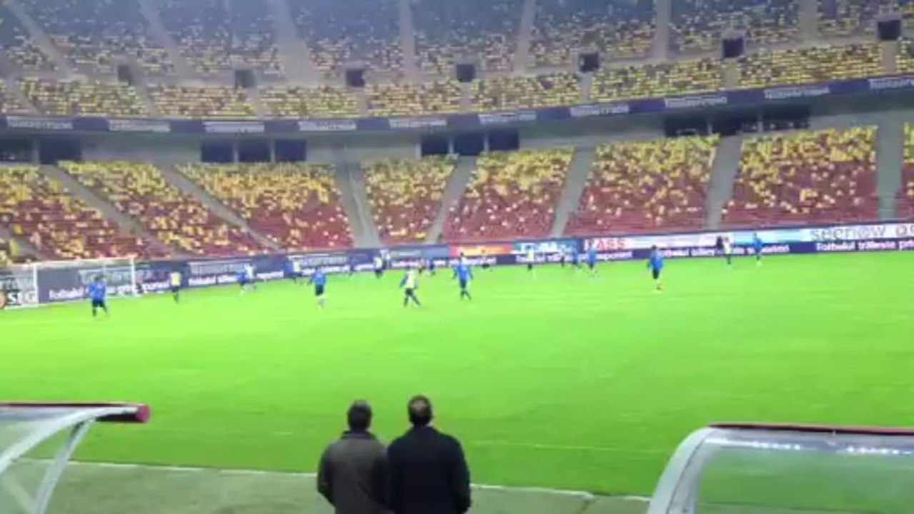 Προπόνηση Εθνικής στην "Arena Nationala": Γκολ Σάμαρη