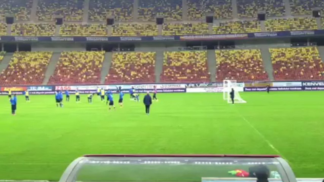 Προπόνηση Εθνικής στην "Arena Nationala": Γκολ Γκέκα με πέναλτι