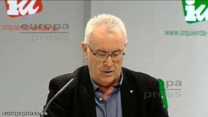 IU pide la comparecencia de Rajoy en el Congreso