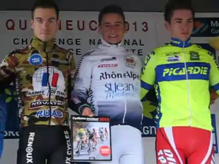 Challenge National de Cyclo-Cross 2013 - Quelneuc : Le podium Espoirs