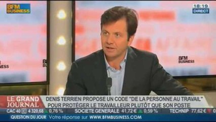 Denis Terrien, président d'entreprise et progrès, dans Le Grand Journal - 18/11 2/4