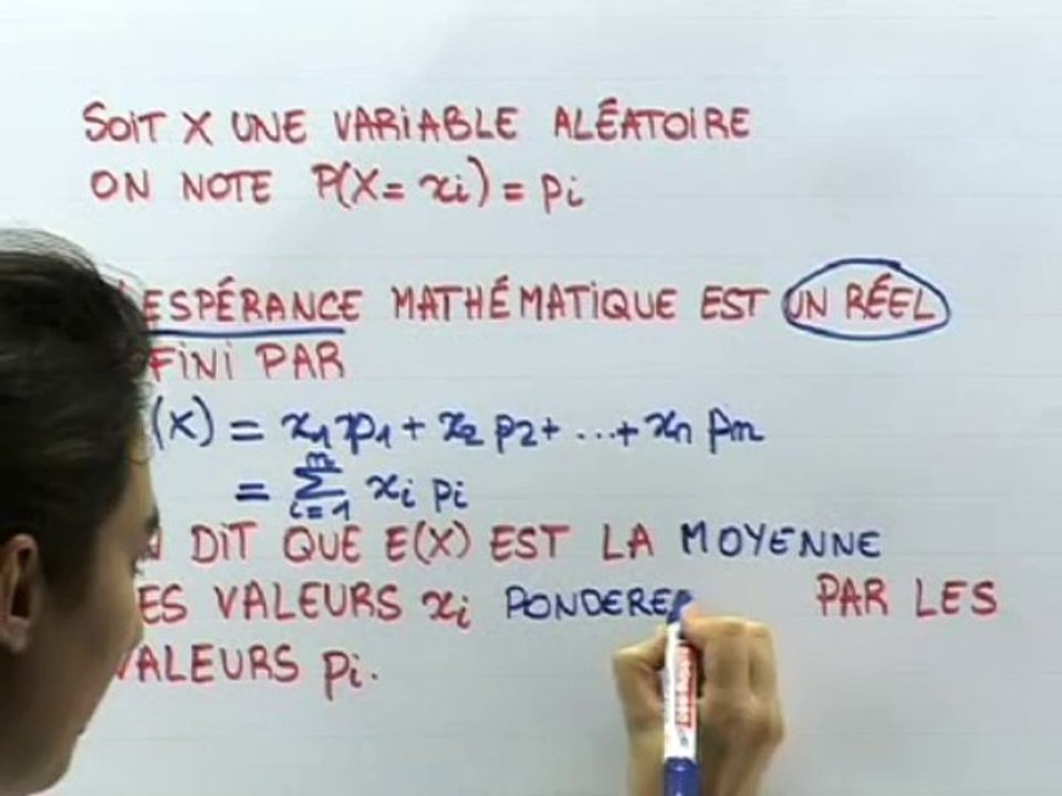 Les variables aléatoires - Cours 2