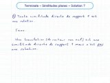 Les similitudes planes - Exo 7