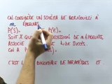La loi de Bernoulli et la loi Binomiale - Cours 4
