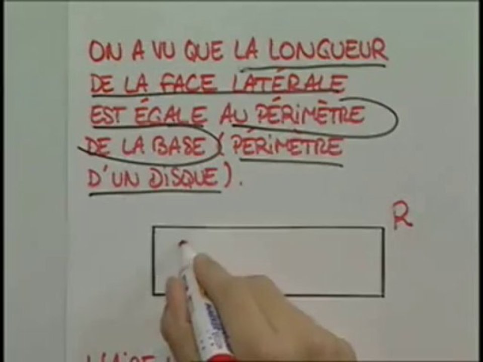 L'utilisation de la formule d'aire du rectangle