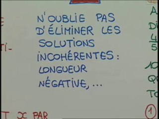 Comment analyser le problème pour trouver l'équation ?