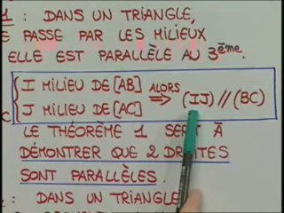 Les théorèmes usuels