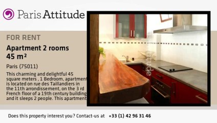 1 Bedroom Apartment for rent - Voltaire, Paris - Ref. 8587