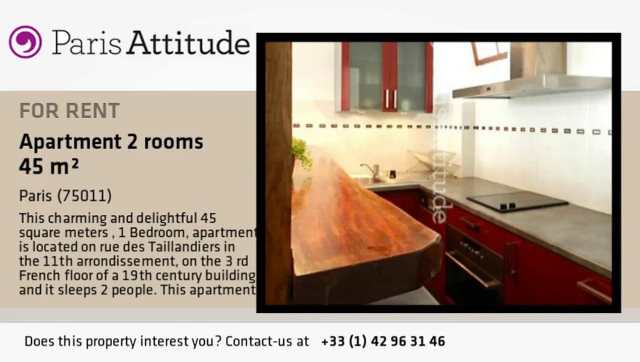 1 Bedroom Apartment for rent - Voltaire, Paris - Ref. 8587