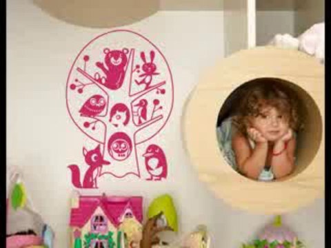 decoraciones perfectas y originales con vinilos adhesivos para bebés